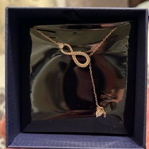 Swarovski Infinity Y Necklace